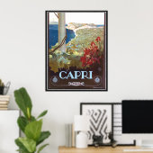 Capri Italy Vintage Poster Print (Heimbüro)