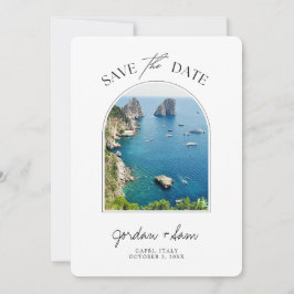 Capri Italy Wedding Save the Date Einladung