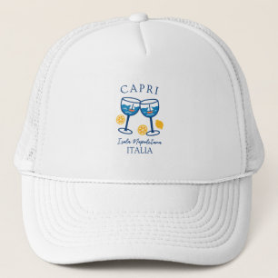 Capri - Küste Sommer Italien Reisen Truckerkappe