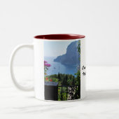 Capri Landschaft Zweifarbige Tasse (Links)