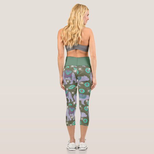 Capri-Leggings im Zirkusdesign Capri Leggings (Rückseite)