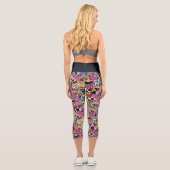 CAPRI Leggings Kawaii Alice im Wunderland Doodles (Rückseite)