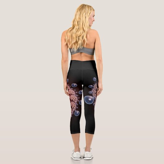 Capri Leggings mit Muscheln und Blasen (Rückseite)