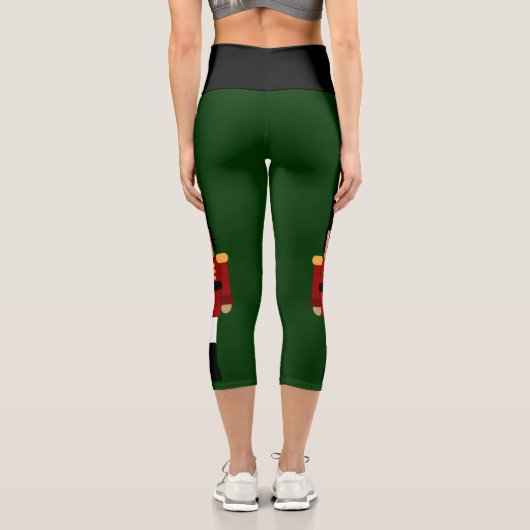 Capri Leggings mit Nutcracker auf der Seite der Le (Rückseite)