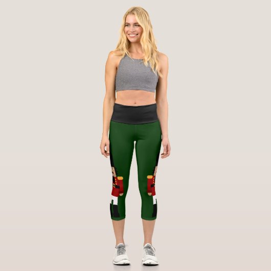 Capri Leggings mit Nutcracker auf der Seite der Le (Vorderseite)