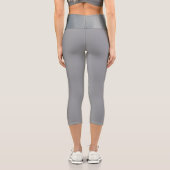 Capri Leggings Plus Stil Grau (Rückseite)