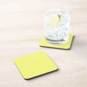 Capri Lemon Wave Zickzack Getränkeuntersetzer (Rechte Seite)