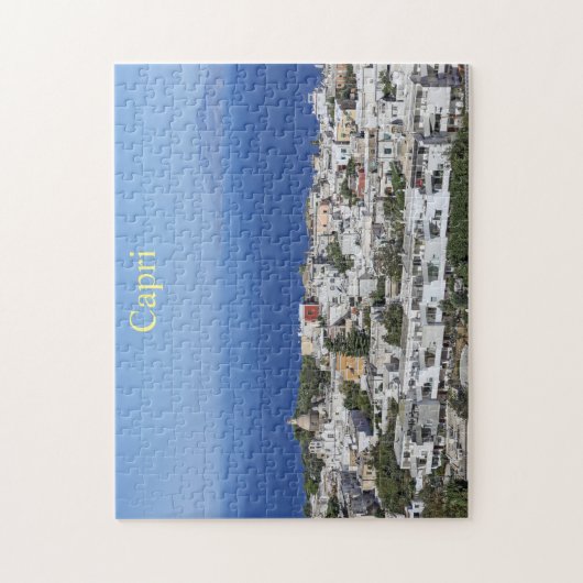 Capri Luftaufnahme Puzzle (Vertikal)