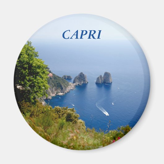 Capri Magnet mit Faraglioni-Felsen (Vorne)