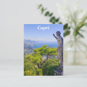 Capri Mountain View Postkarte (Stehend Vorderseite)