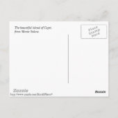 Capri Mountain View Postkarte (Rückseite)