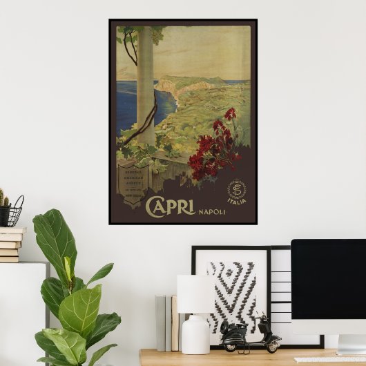 Capri Napoli Poster (Heimbüro)