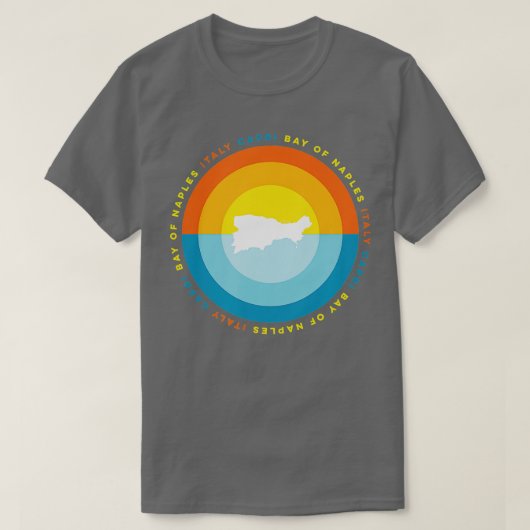Capri Neapel Italien T-Shirt (Design vorne)