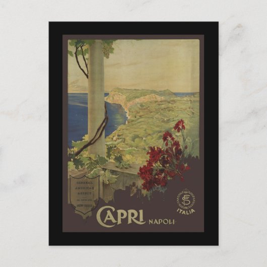 Capri Neapel Postkarte (Vorderseite)