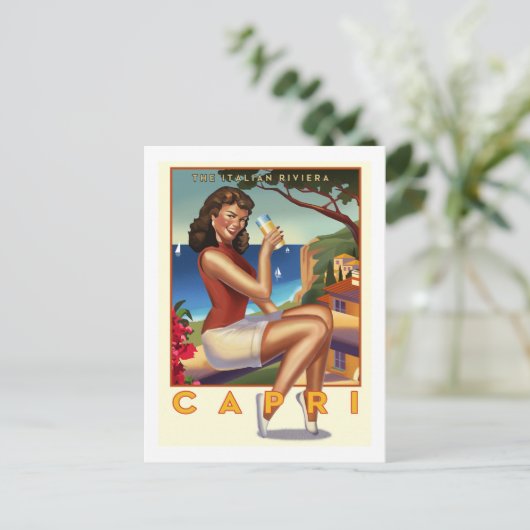 Capri Postkarte (Stehend Vorderseite)