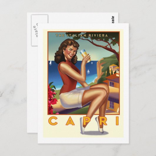 Capri Postkarte (Vorne/Hinten)