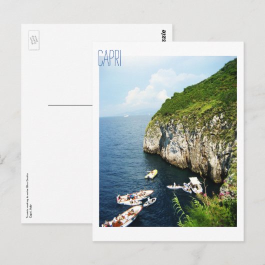 Capri Postkarte (Vorne/Hinten)