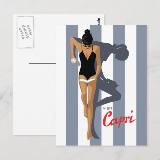 CAPRI POSTKARTE (Vorne/Hinten)