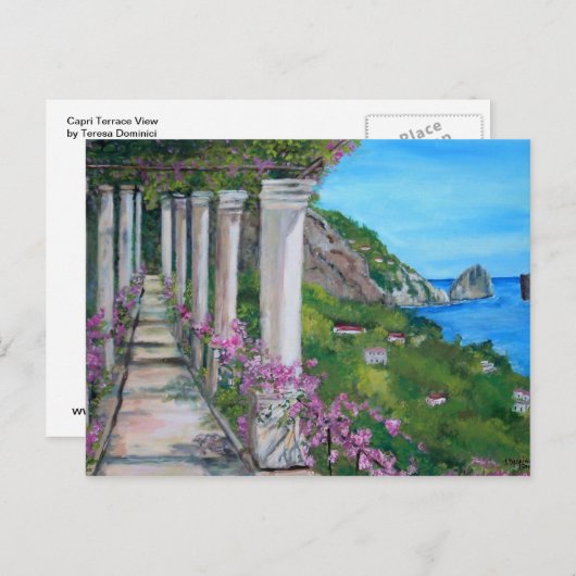 Capri Postkarte (Vorne/Hinten)