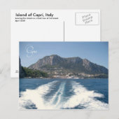 Capri Postkarte (Vorne/Hinten)