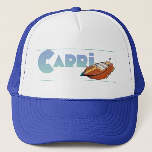 Capri Powerboat Truckerkappe (Vorderseite)