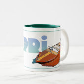 Capri Powerboat Zweifarbige Tasse (VorderseiteRechts)