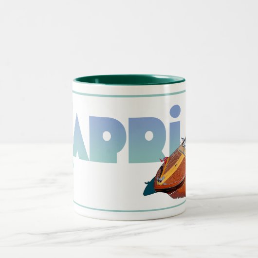 Capri Powerboat Zweifarbige Tasse (Mittel)