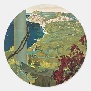 Capri Runder Aufkleber
