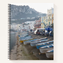 Capri Shoreline Foto Grosses SpiralNotebook