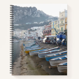 Capri Shoreline Foto Grosses SpiralNotebook Notizblock