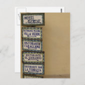 Capri Sign Postkarte (Vorne/Hinten)