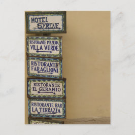 Capri Sign Postkarte