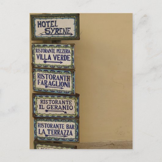 Capri Sign Postkarte (Vorderseite)