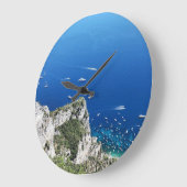 Capri-Stimmung Große Wanduhr (Winkel)