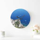 Capri-Stimmung Große Wanduhr (Zuhause)