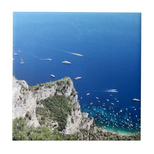 Capri-Stimmung (klein) Fliese (Vorderseite)