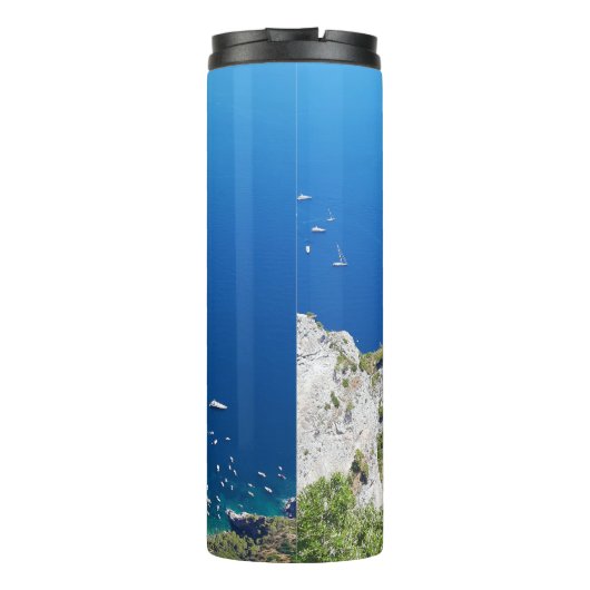 Capri-Stimmung - Thermaltumbler Thermosbecher (Rückseite)
