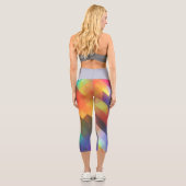 CAPRI STYLE LEGGINGS - Farben des Regenbogens #1 (Rückseite)