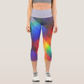 CAPRI STYLE LEGGINGS - Farben des Regenbogens #1 (Vorderseite)