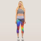 CAPRI STYLE LEGGINGS - Farben des Regenbogens #1 (Vorderseite)