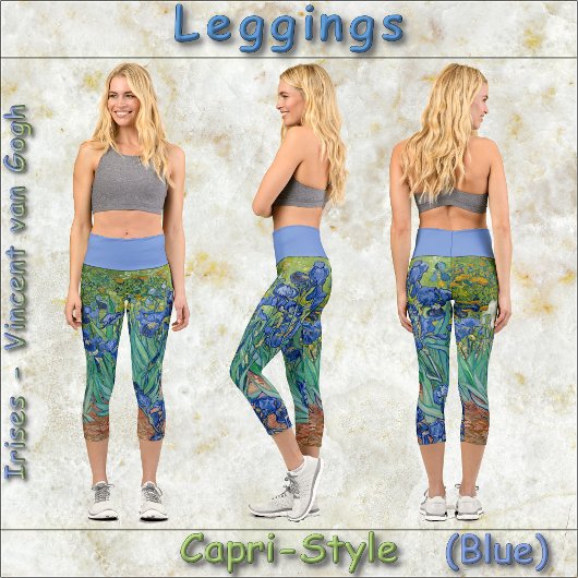CAPRI STYLE LEGGINGS - Irische - Blau - van Gogh