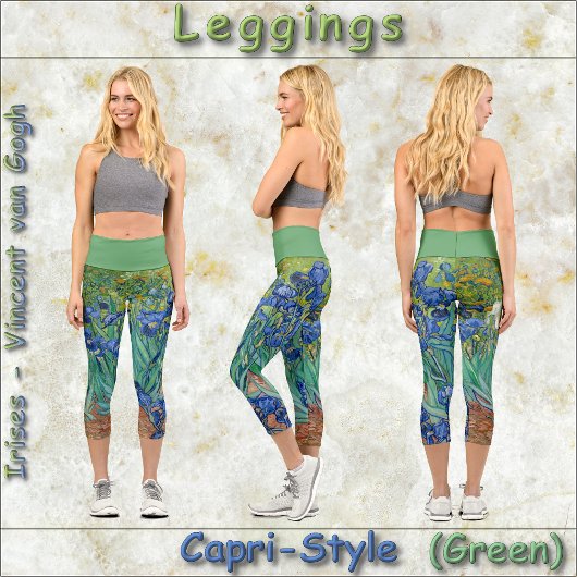CAPRI STYLE LEGGINGS - Irische - Blau - van Gogh