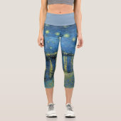 CAPRI STYLE LEGGINGS "Starry Night O.T.R. van Gogh (Vorderseite)