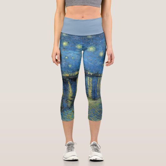 CAPRI STYLE LEGGINGS "Starry Night O.T.R. van Gogh (Vorderseite)