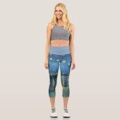 CAPRI STYLE LEGGINGS "Starry Night O.T.R. van Gogh (Vorderseite)