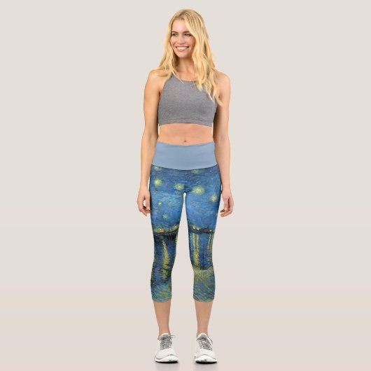 CAPRI STYLE LEGGINGS "Starry Night O.T.R. van Gogh (Vorderseite)