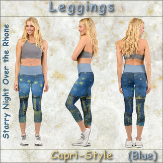 CAPRI STYLE LEGGINGS "Starry Night O.T.R. van Gogh
