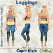 CAPRI STYLE LEGGINGS "Starry Night O.T.R" van Gogh