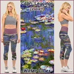 CAPRI STYLE LEGGINGS - Water Lilien" - Claude Mone<br><div class="desc">Auf diesen farbenfrohen Leggings ist ein Bild von "Water Lilien" von Claude Monet zu sehen. Erhältlich in fünf Frauengrößen (XS, S, M, L, XL). Siehe "Über dieses Produkt" unten für allgemeine Größen- und Produktinformationen. Das Bild deckt standardmäßig das gesamte Leggings-Paar ab, mit Ausnahme des Hochbündchens. → Das Bild kann in...</div>