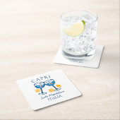 Capri Summer Rechteckiger Pappuntersetzer (Vor Ort)